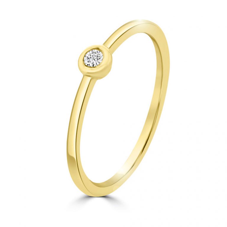 Minimal eljegyzési gyűrű