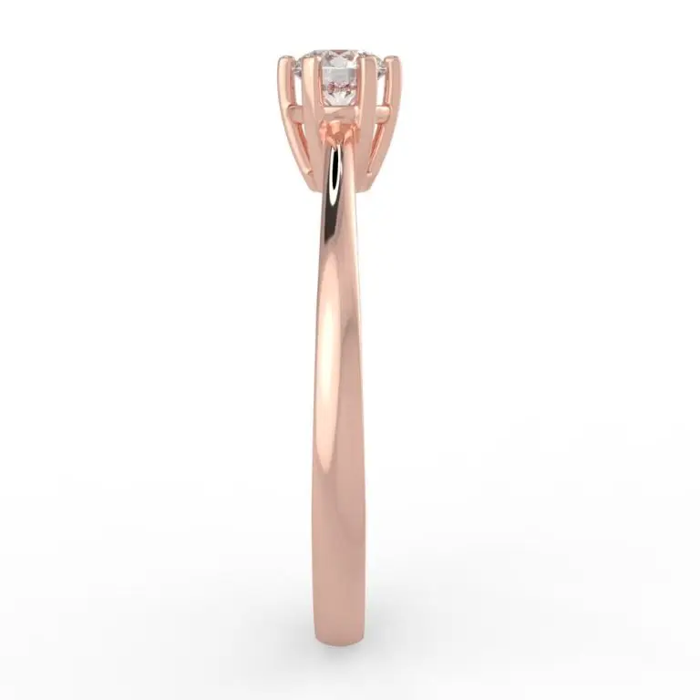 Klasszikus eljegyzési gyűrű