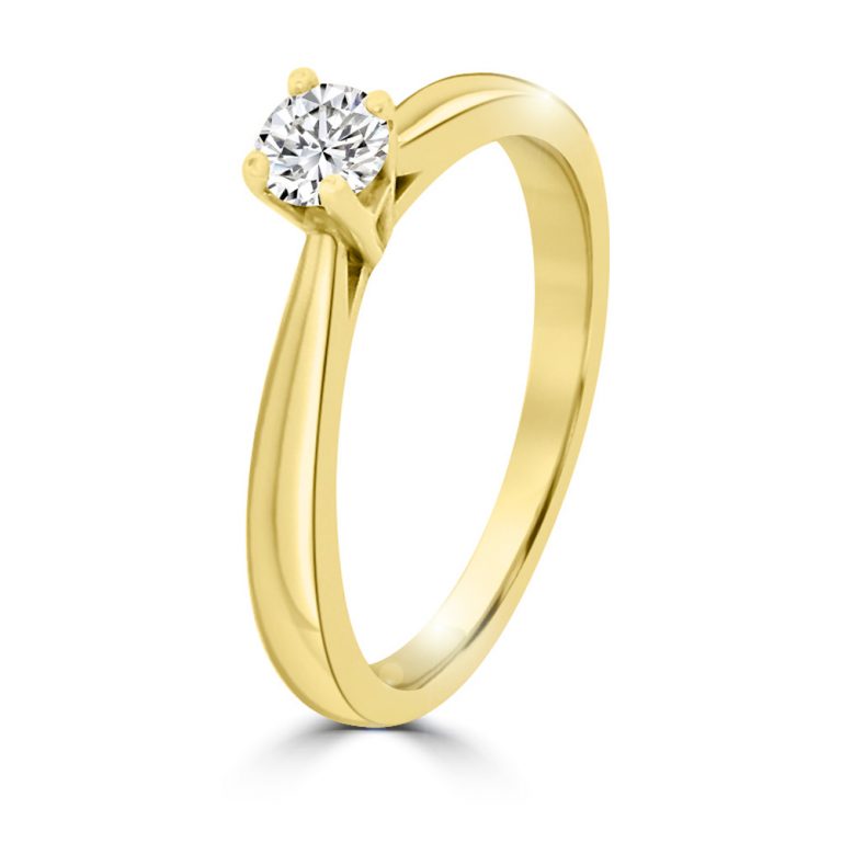 Solitaire eljegyzési gyűrű