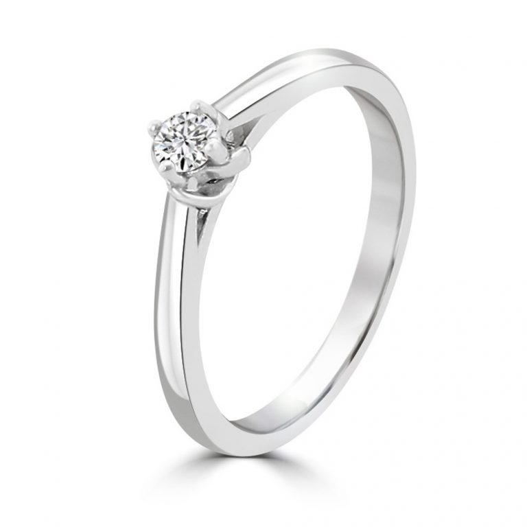 Szirom eljegyzési gyűrű