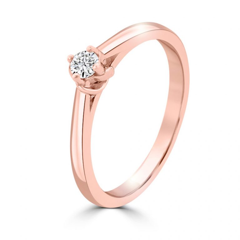 Szirom eljegyzési gyűrű