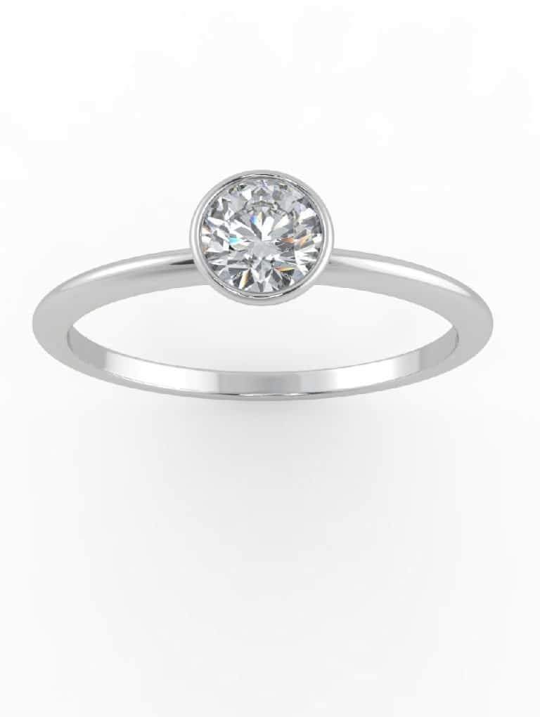 Button eljegyzési gyűrű