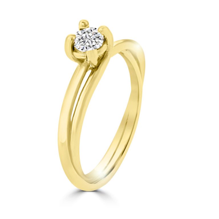 Öröm eljegyzési gyűrű