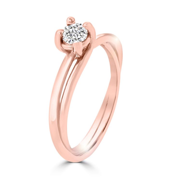 Öröm eljegyzési gyűrű