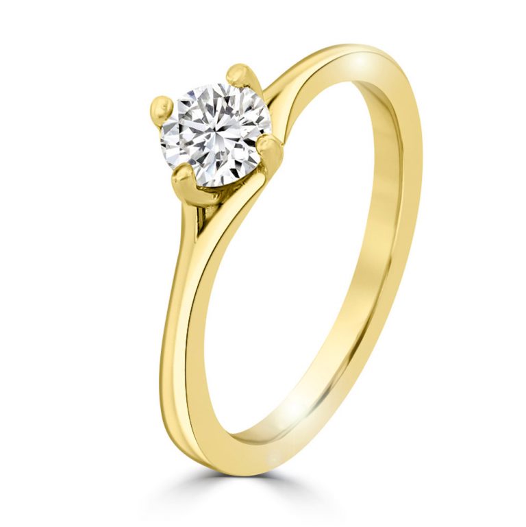 Díva eljegyzési gyűrű